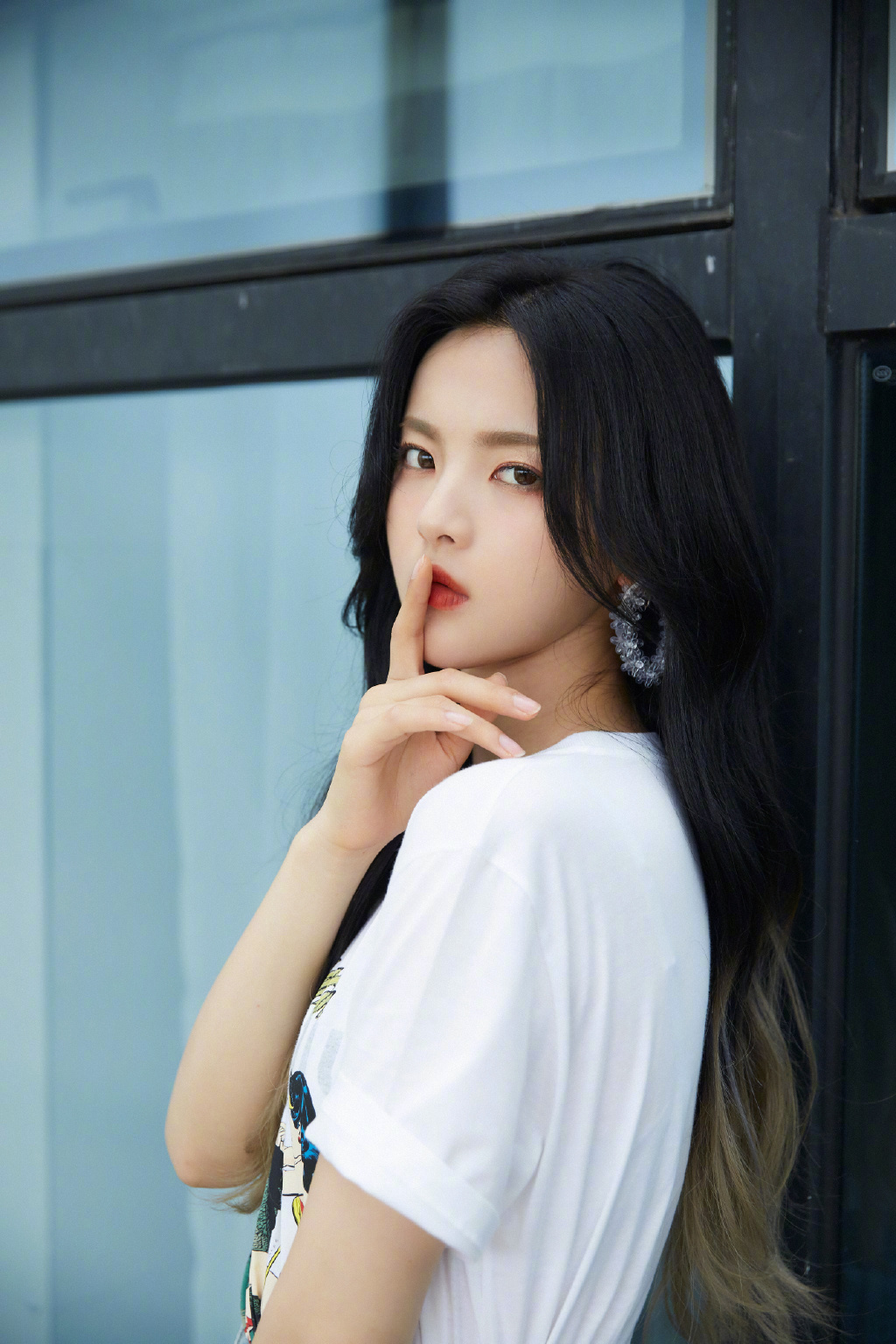 高清江苏性感美女星杨超越甜美糖果色写真图片图片
