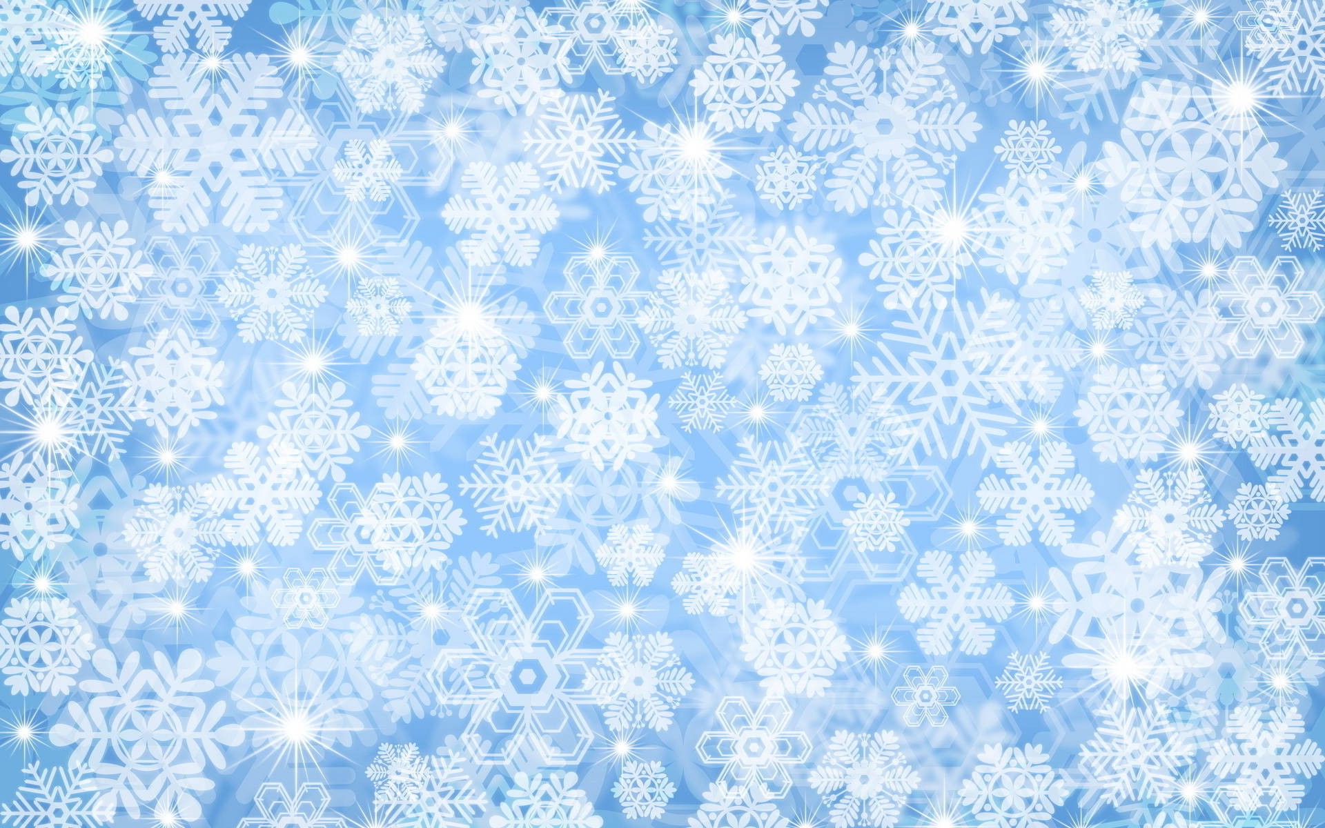 蓝白素雅雪花纹理图片电脑壁纸图片