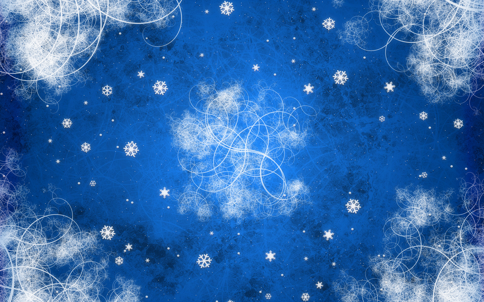 雪花纹理点缀衬托唯美桌面壁纸图片