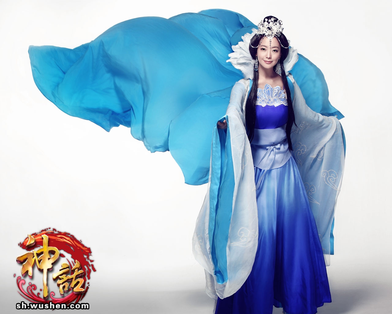 高清韩国首尔演员模特3D神幻网游神话美女代言人金喜善高清壁纸图片