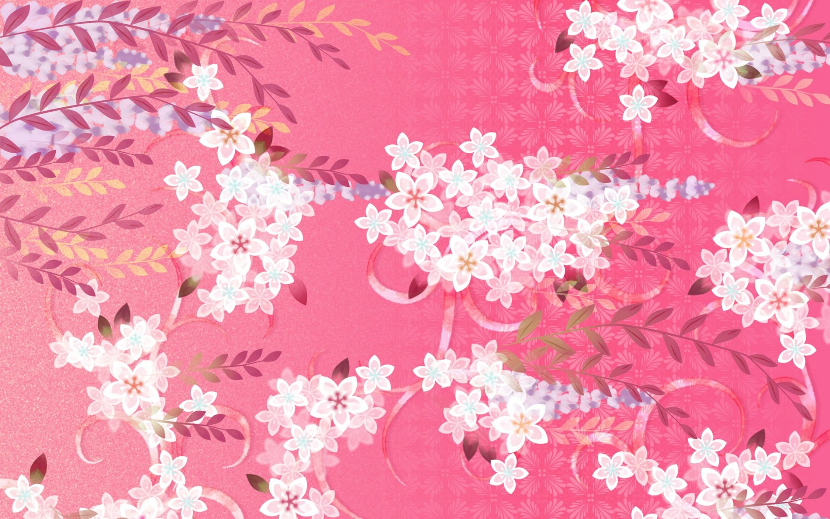 最流行布料花纹图案欧洲的田园风格小碎花桌面壁纸图片