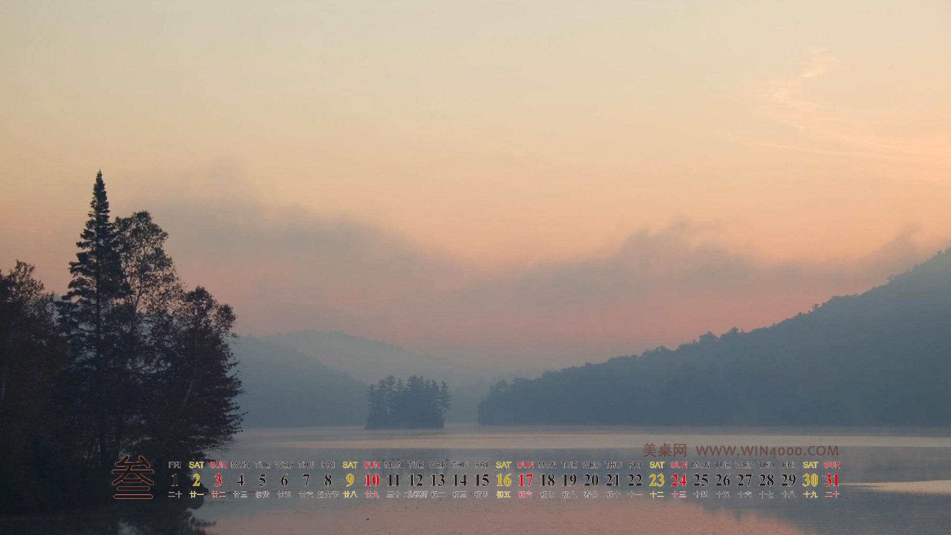 美丽鲜艳的海棠花风景桌面壁纸图片