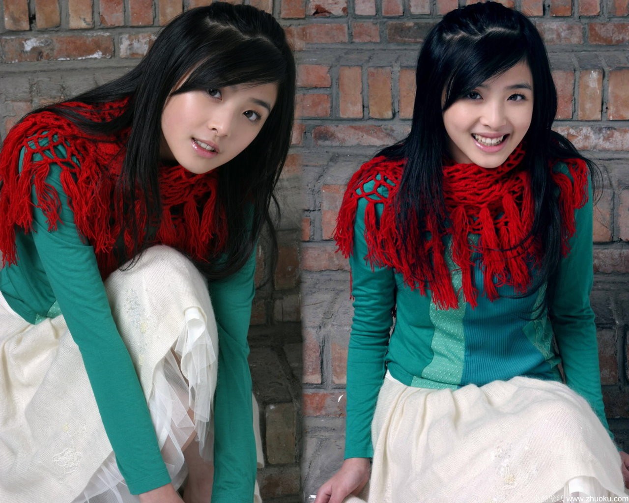 尹恩惠果园俏皮甜美写真 娇俏可爱小女生图片