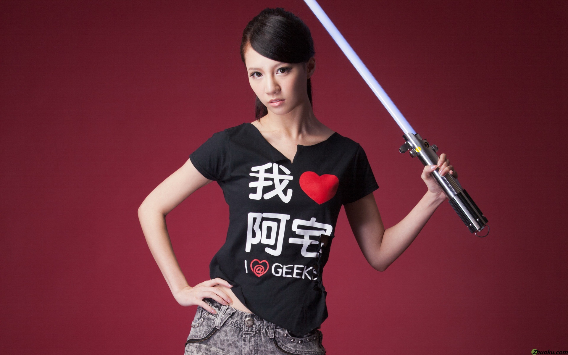 _高清澳门，平面模特美女林采缇-女帝蛇姬性感高清写真手机壁纸图片