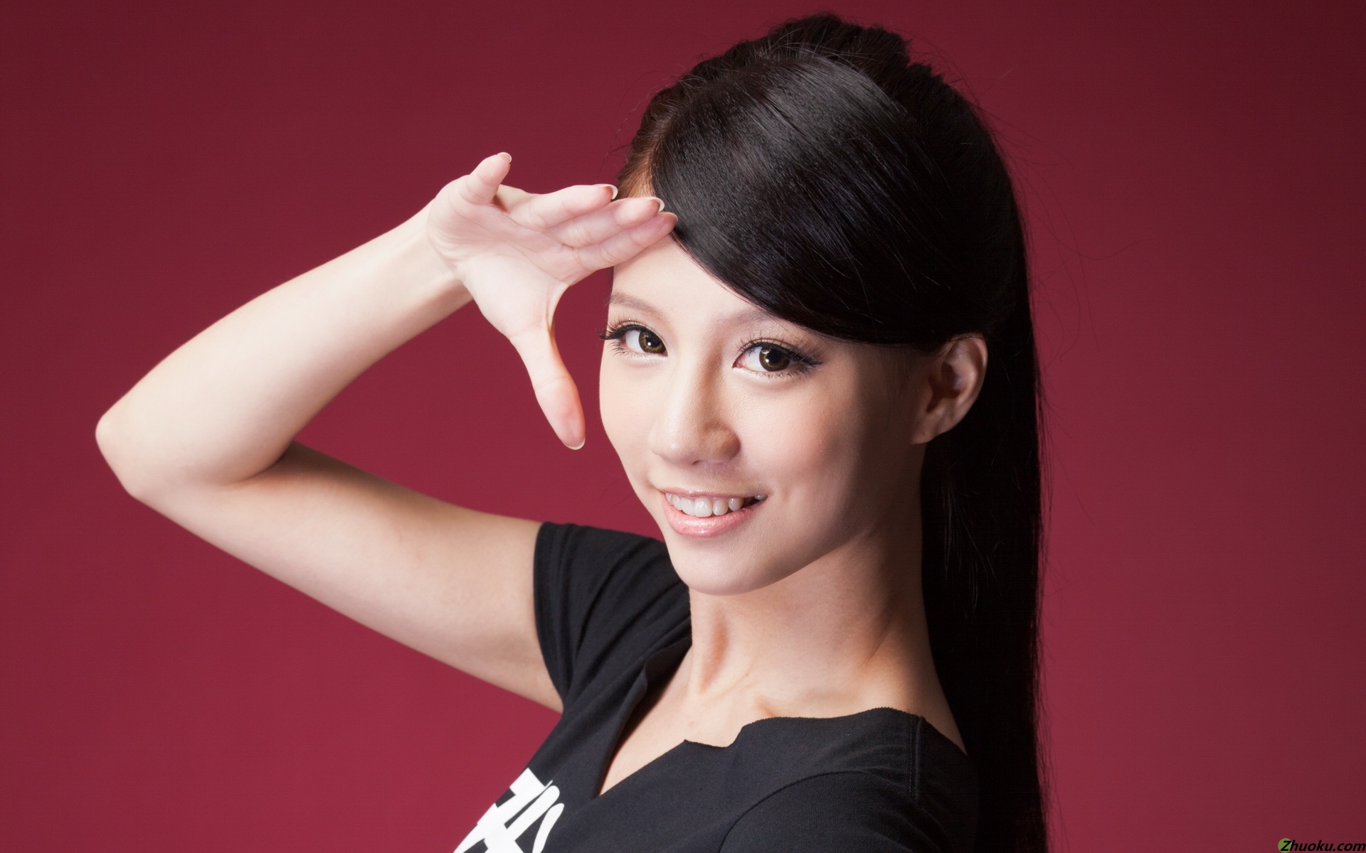 _高清澳门，平面模特美女林采缇-女帝蛇姬性感高清写真手机壁纸图片