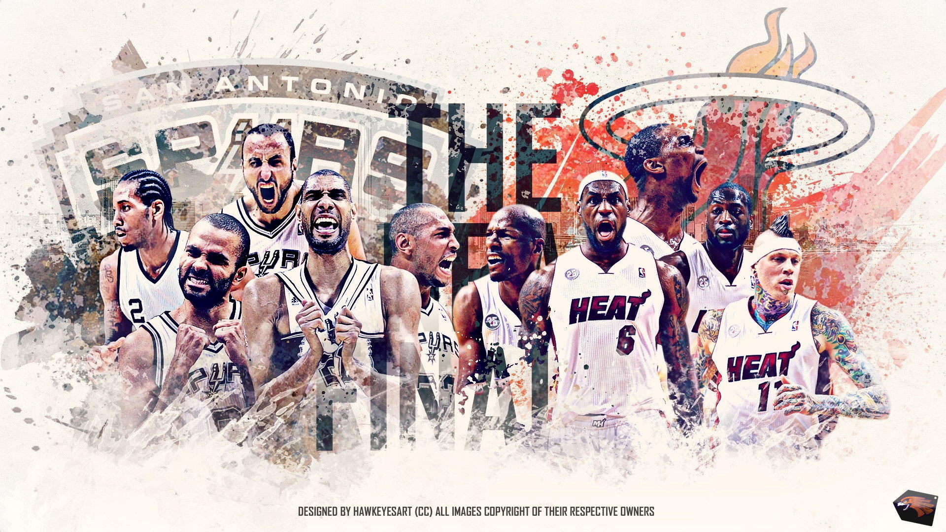 NBA篮球明星帅气扣篮高清酷炫手机壁纸图片