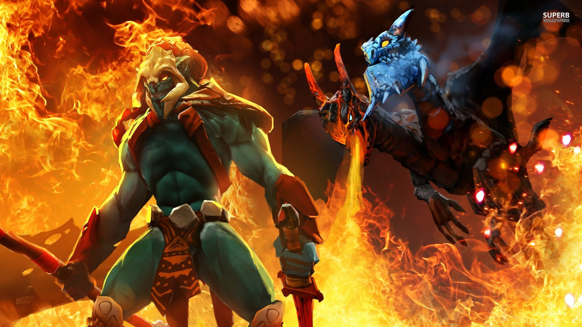 DOTA2英雄人物高清桌面壁纸图片