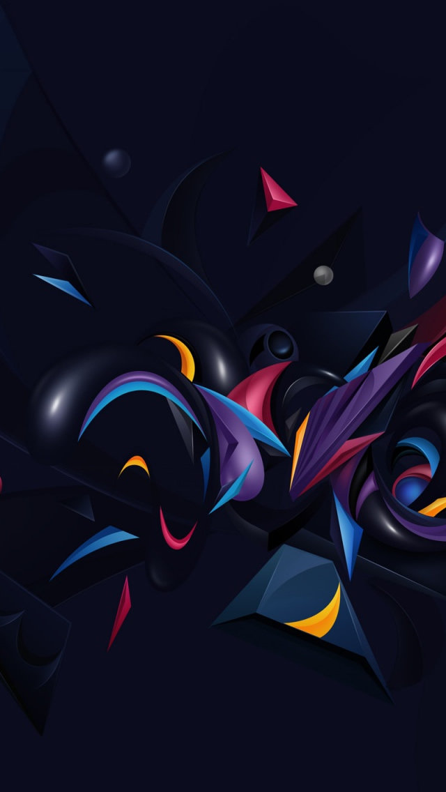 高清魔幻立体空间创意3DiPhone5手机壁纸图片