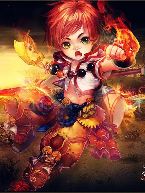 龙武iphone性感手机美女壁纸图片