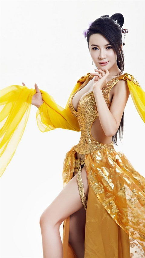美女龚玥菲图片