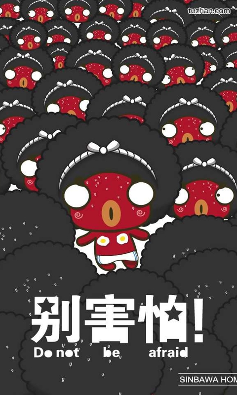 高清樱桃小丸子可爱萌系情侣手机桌面壁纸下载图片
