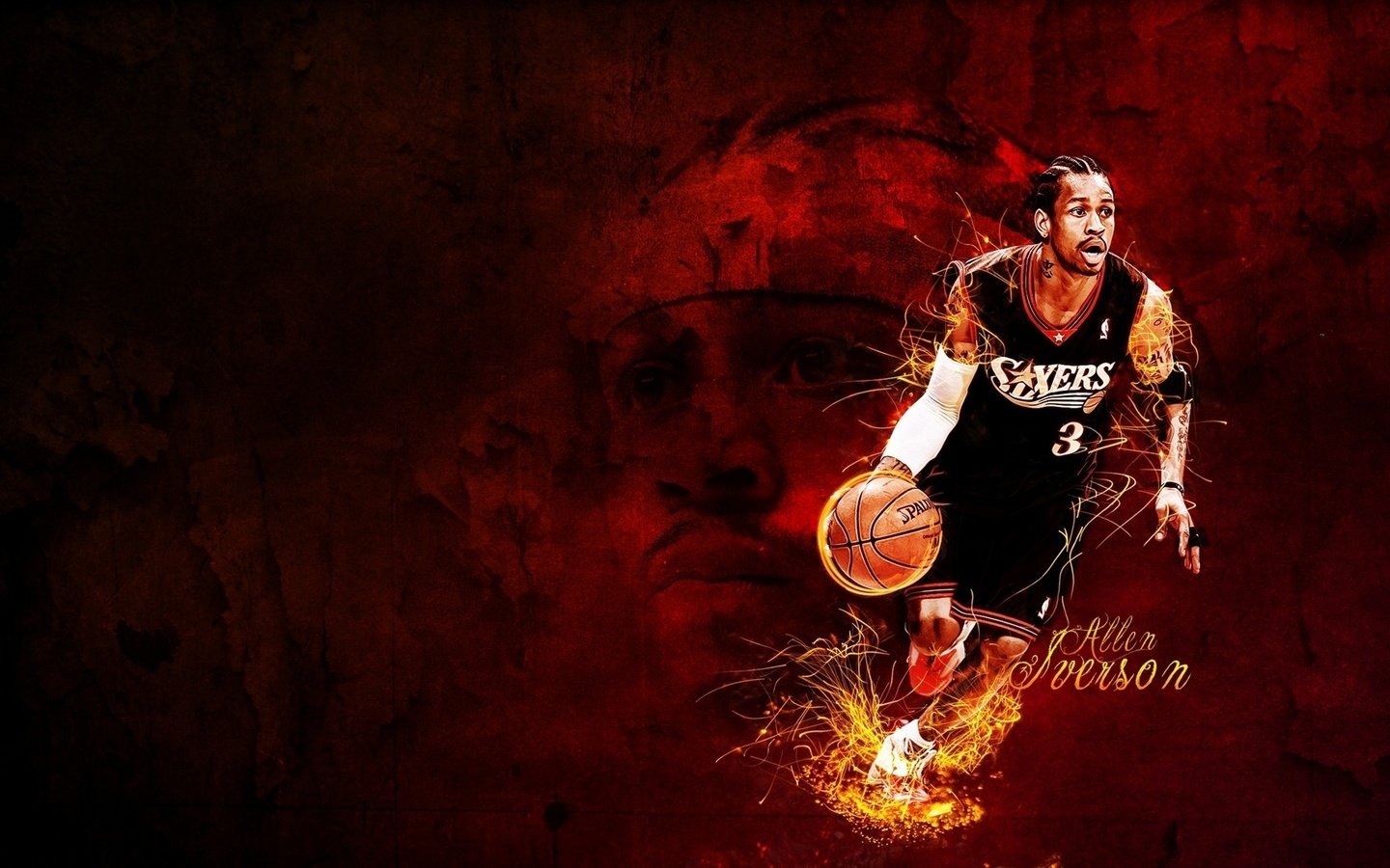 NBA篮球明星詹姆斯球场精彩瞬间高清写真桌面壁纸第一辑图片