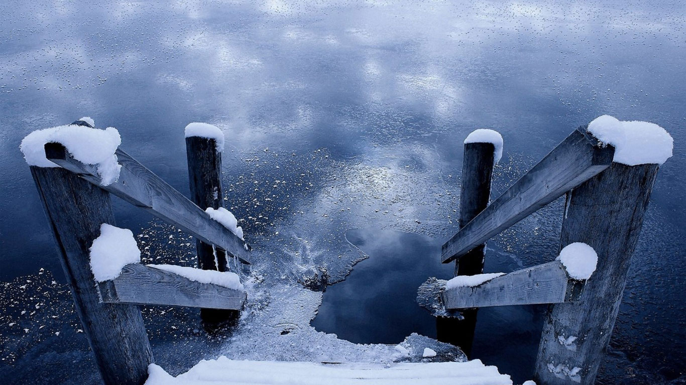 美丽的雪景720X1280手机壁纸图片