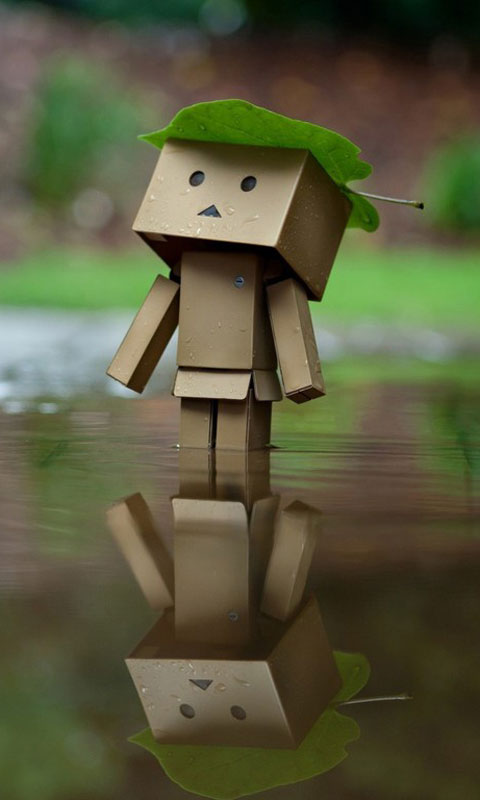 忧伤纸盒人Danboard高清手机壁纸图片