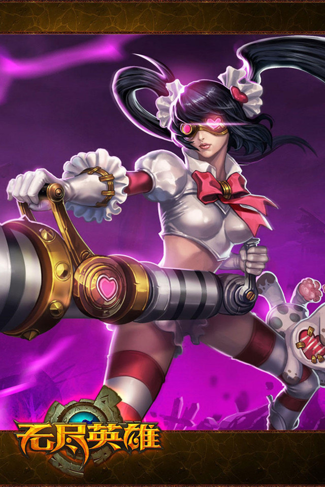 龙武iphone性感手机美女壁纸图片