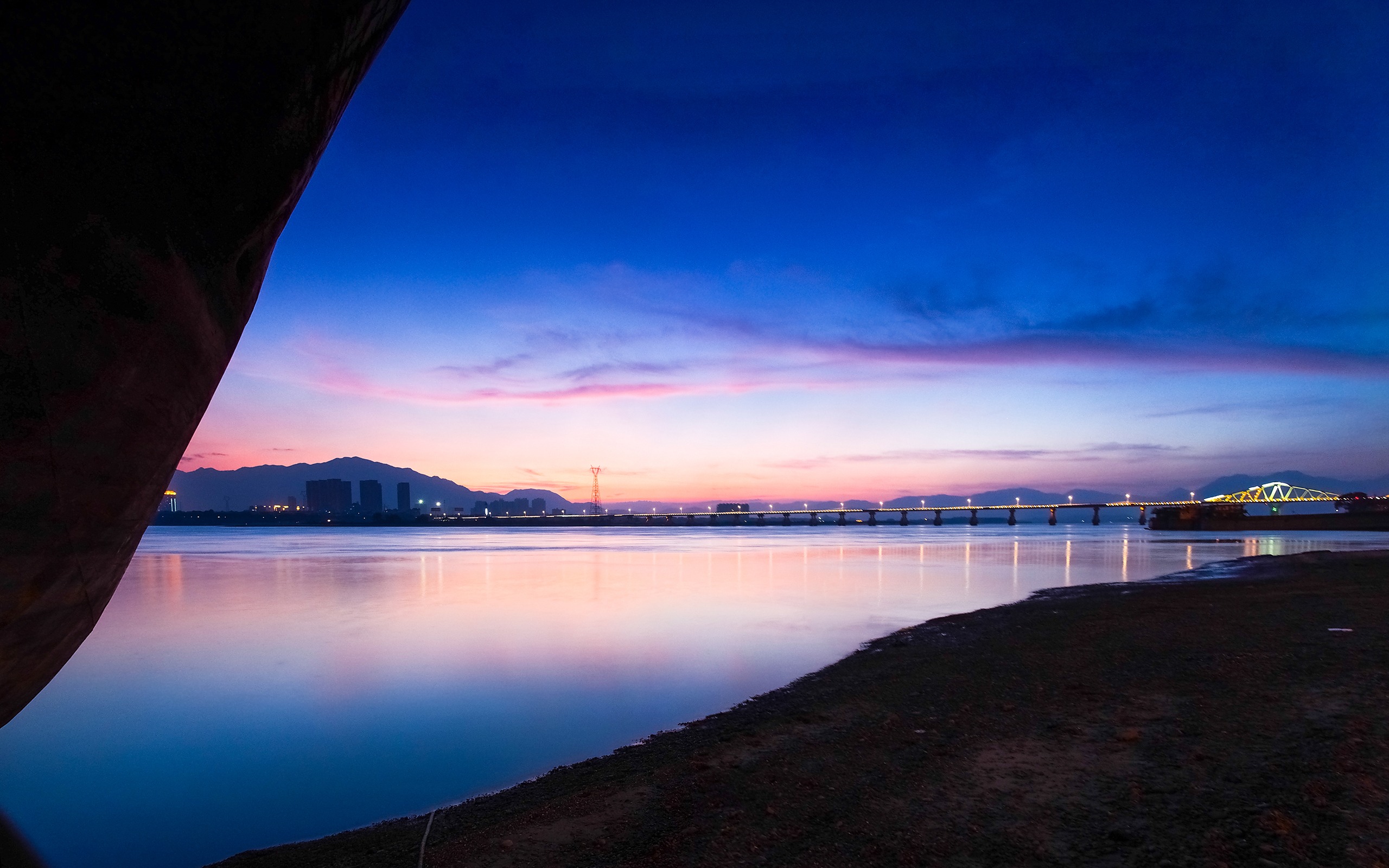 2014年10月日历壁纸绚烂夕阳晚霞唯美自然风光图片