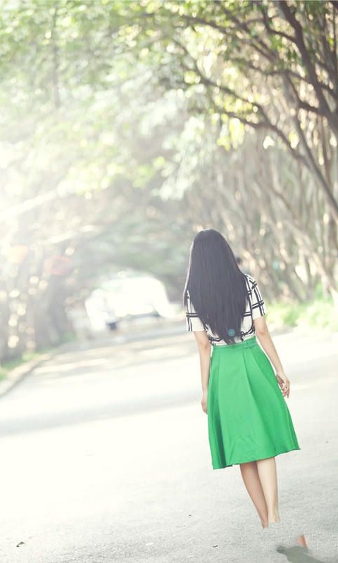 中国内地女演员清纯美女范曹阳安卓手机壁纸图片