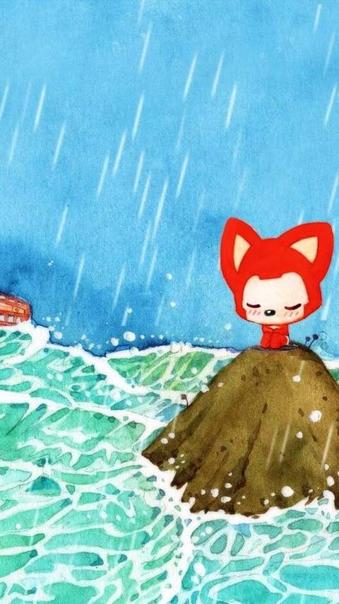 高清可爱卡通图片最新阿狸动漫电脑桌面壁纸第一辑图片