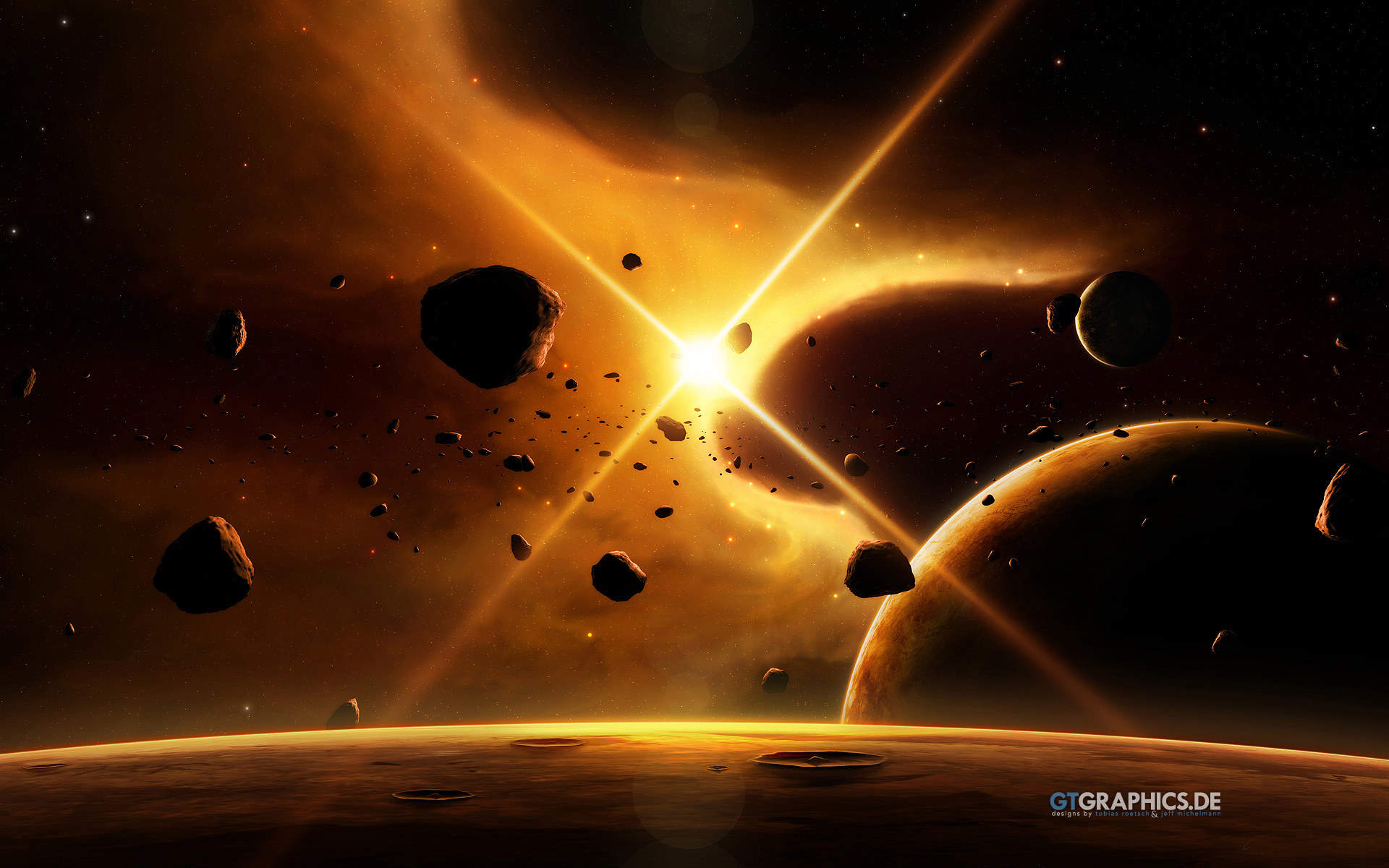 科幻宇宙星球未来太空创意桌面壁纸(三)图片