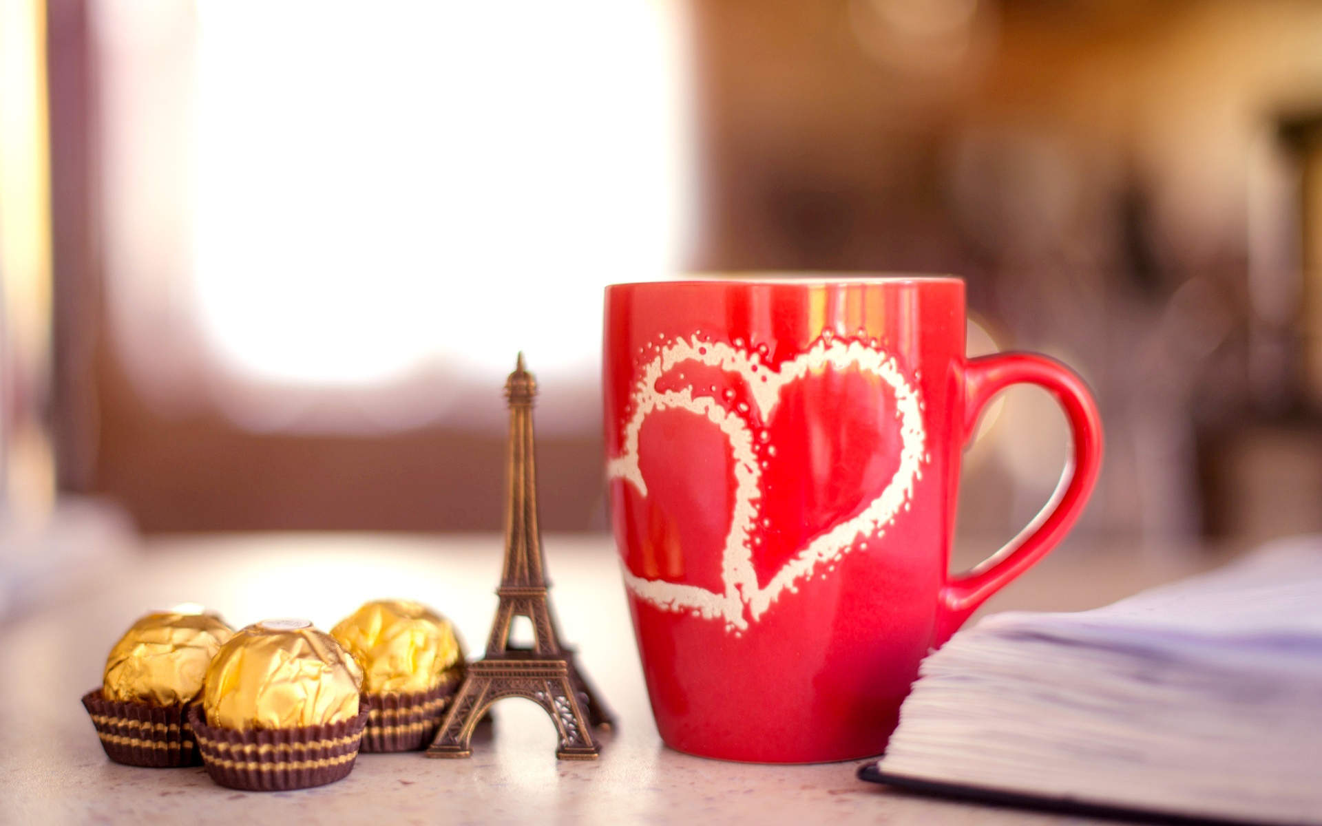漂亮玫瑰温暖治愈系唯美的杯子高清图片电脑桌面壁纸第一辑图片