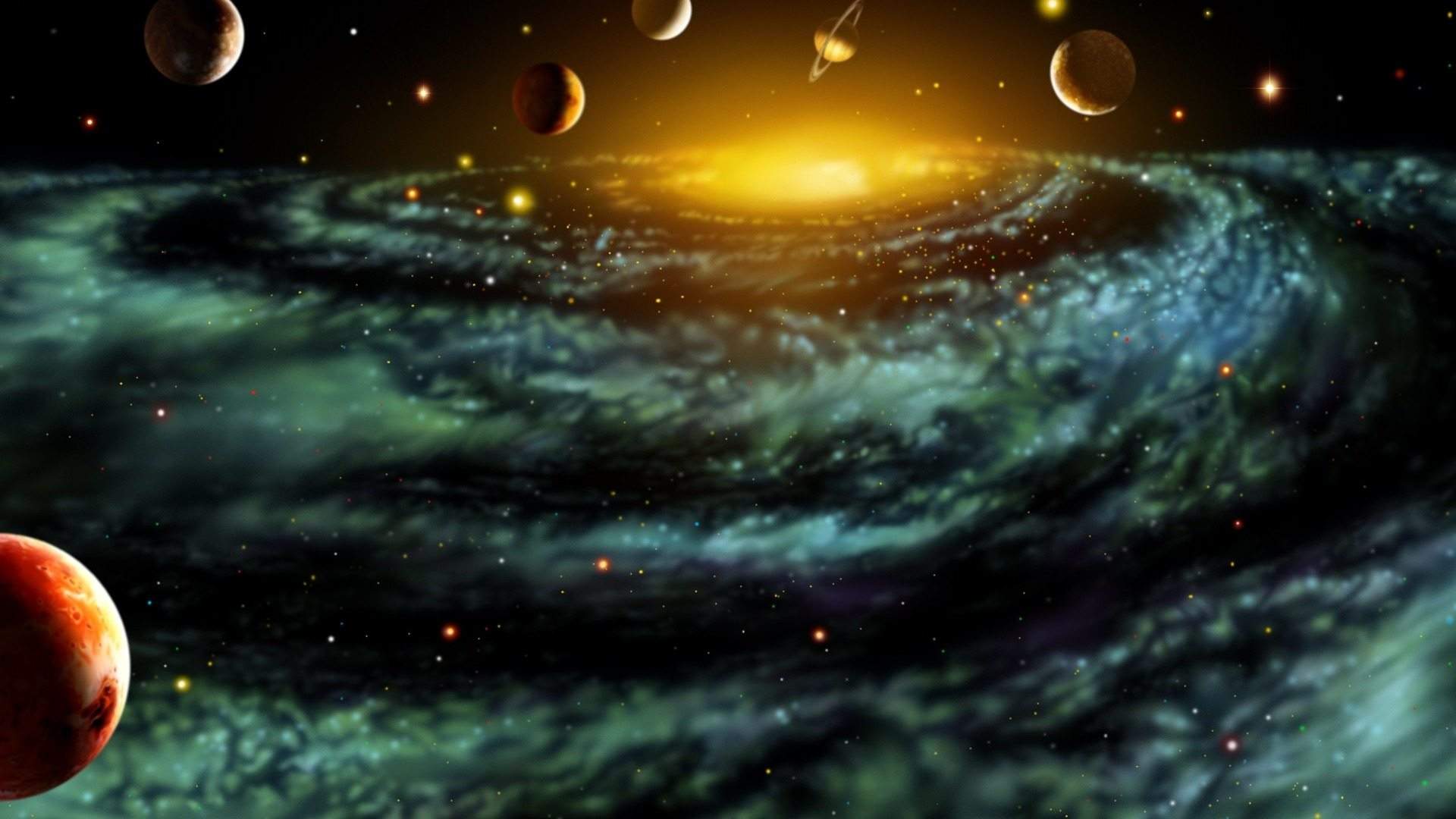 科幻宇宙星球未来太空创意桌面壁纸(二)图片