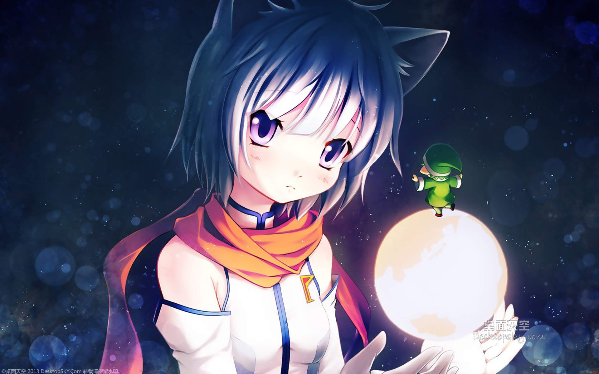 日本动漫东京猫猫美少女唯美浪漫桌面壁纸图片