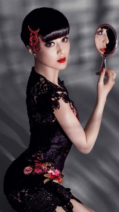 内地山东青岛女演员范冰冰《芭莎珠宝》高贵性感写真图片图片