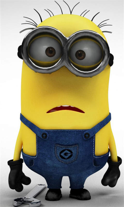 可爱小黄人的日常高清手机桌面壁纸图片