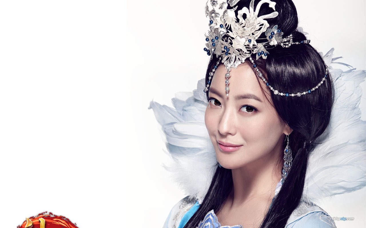 高清韩国首尔演员模特3D玄幻网游神话金喜善唯美代言写真桌面壁纸图片