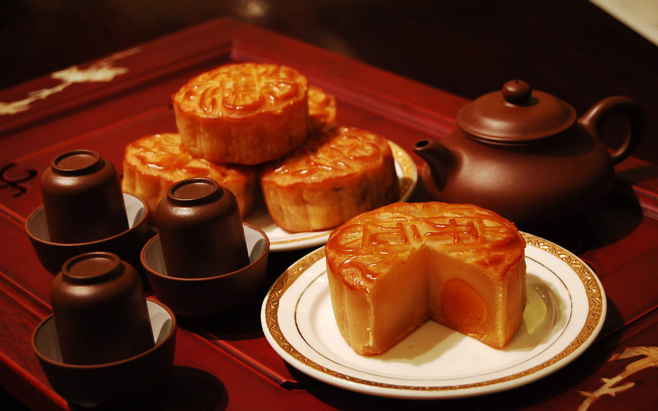 中秋节月饼图片高清电脑桌面主题壁纸下载(一)图片