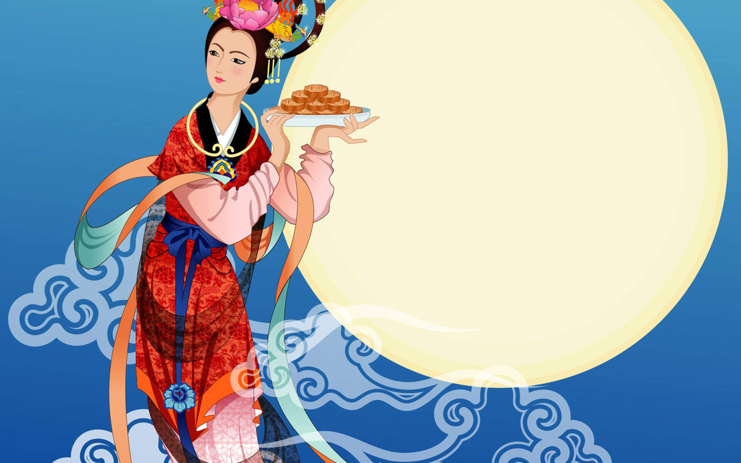 中秋节月饼图片高清电脑桌面主题壁纸下载(一)图片