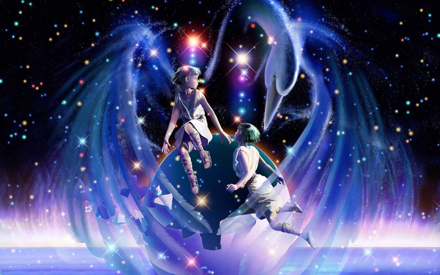 电影《你的名字》唯美意境星空手机壁纸下载图片