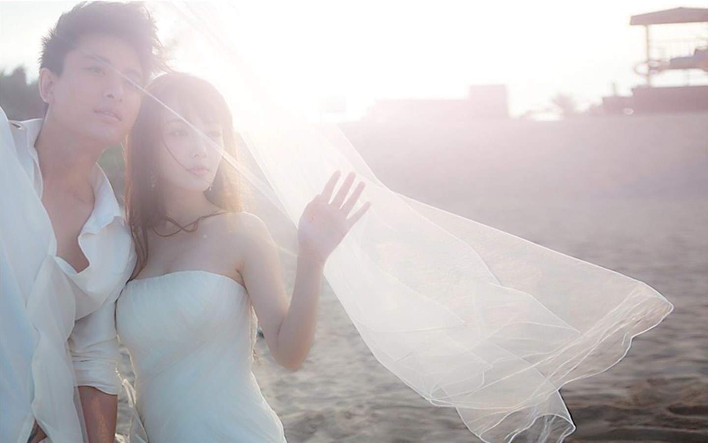 包贝尔搞怪婚纱照图片电脑桌面壁纸下载图片