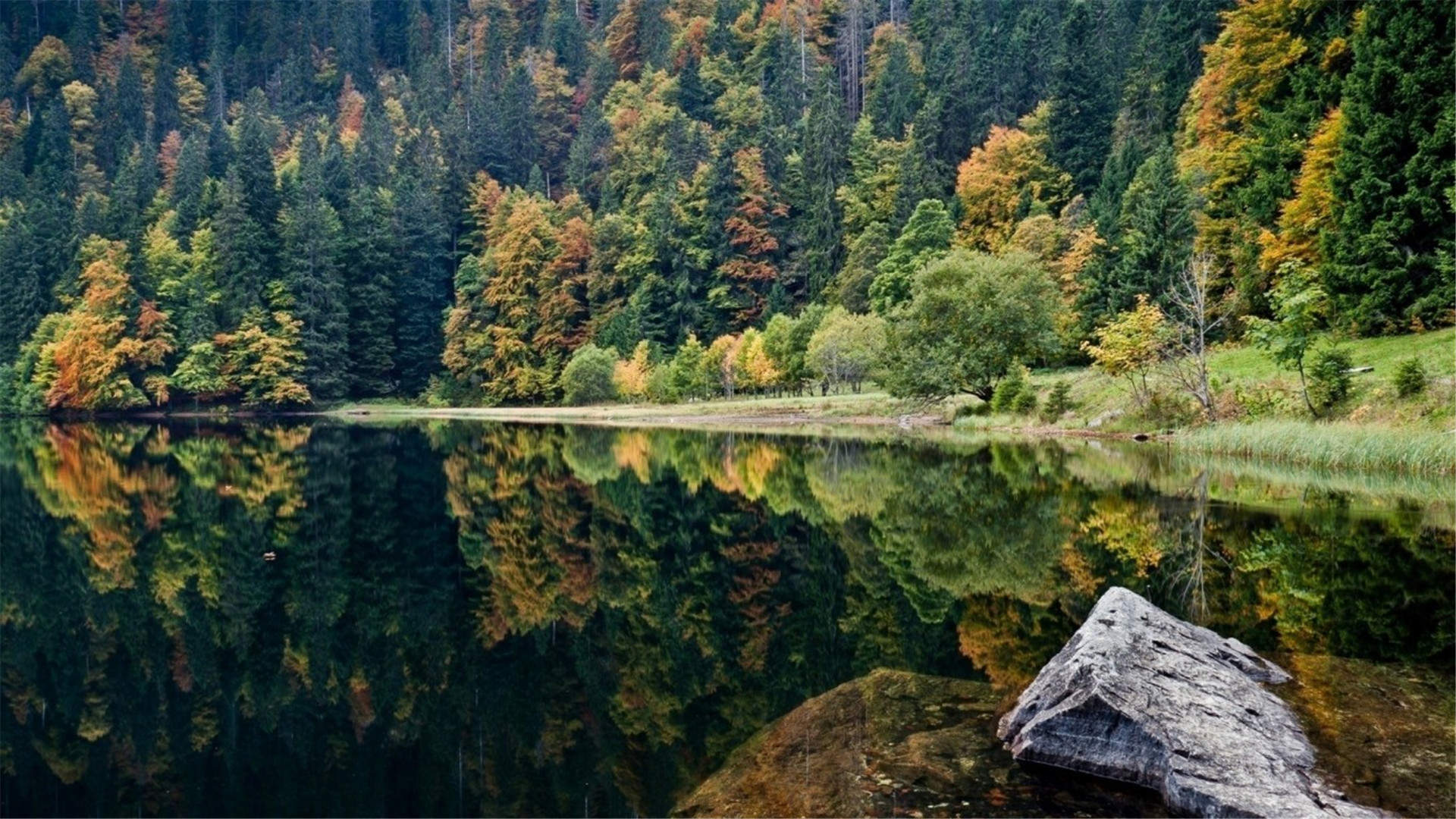 静谧山水自然风景图片桌面壁纸图片