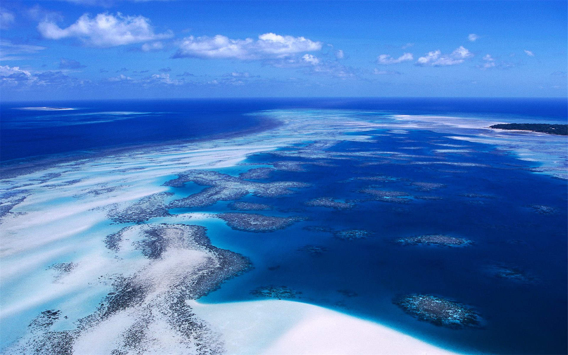 精选唯美海滩蓝色大海高清风景图片宽屏电脑桌面壁纸下载第二辑图片