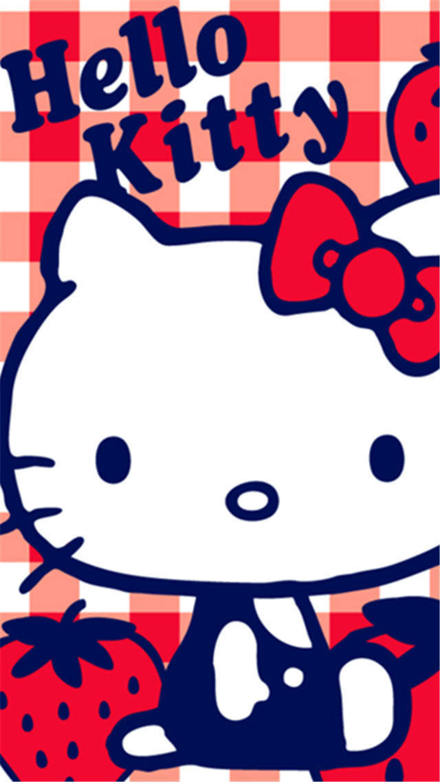 女生最爱日本凯蒂猫holle kitty萌萌的苹果手机高清壁纸下载图片