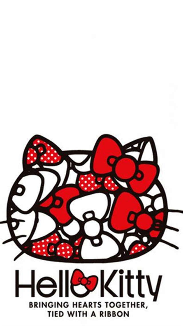 女生最爱日本凯蒂猫holle kitty萌萌的苹果手机高清壁纸下载图片