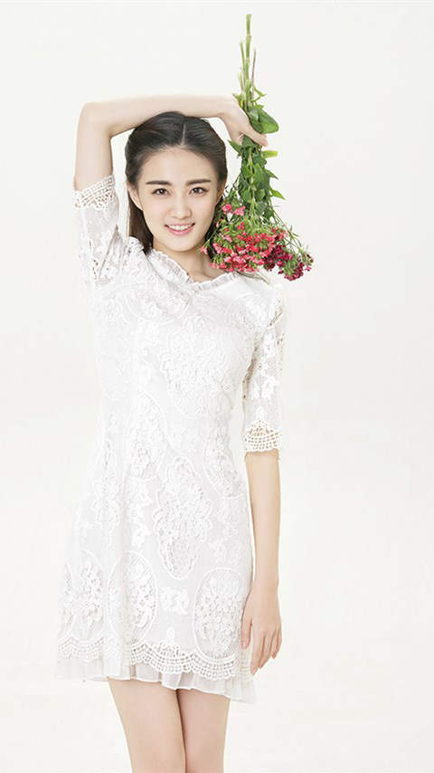 中国内地内蒙古呼和浩特女演员徐璐性感牛仔连体装时尚写真高清图片图片