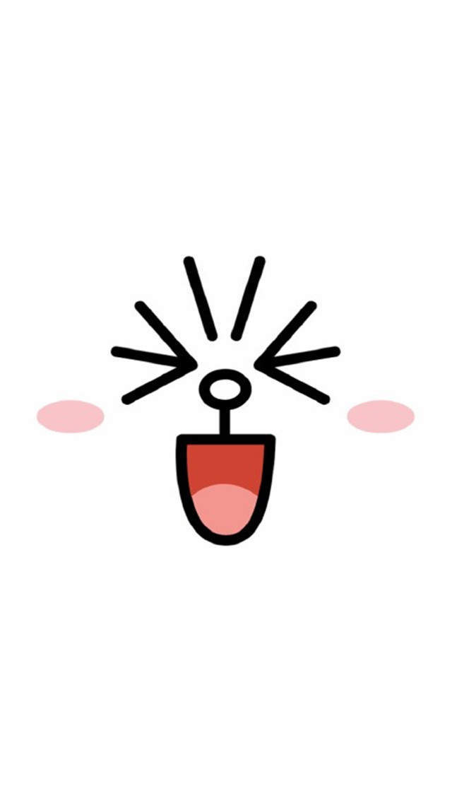 韩国LINE主题可爱表情高清手机桌面壁纸下载图片