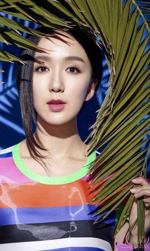 娄艺潇唯美写真高清手机壁纸图片