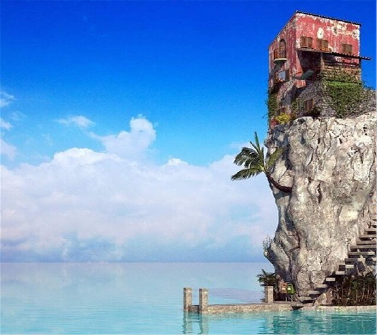 夏日唯美海边风景高清手机滚屏壁纸下载图片