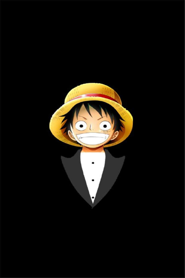 《海贼王》黑白手绘高清手机壁纸图片