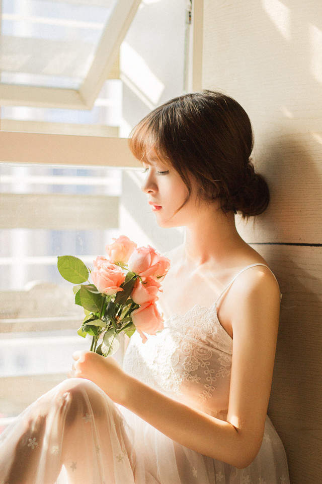 女神范冰冰婚纱写真iPhone苹果手机壁纸图片