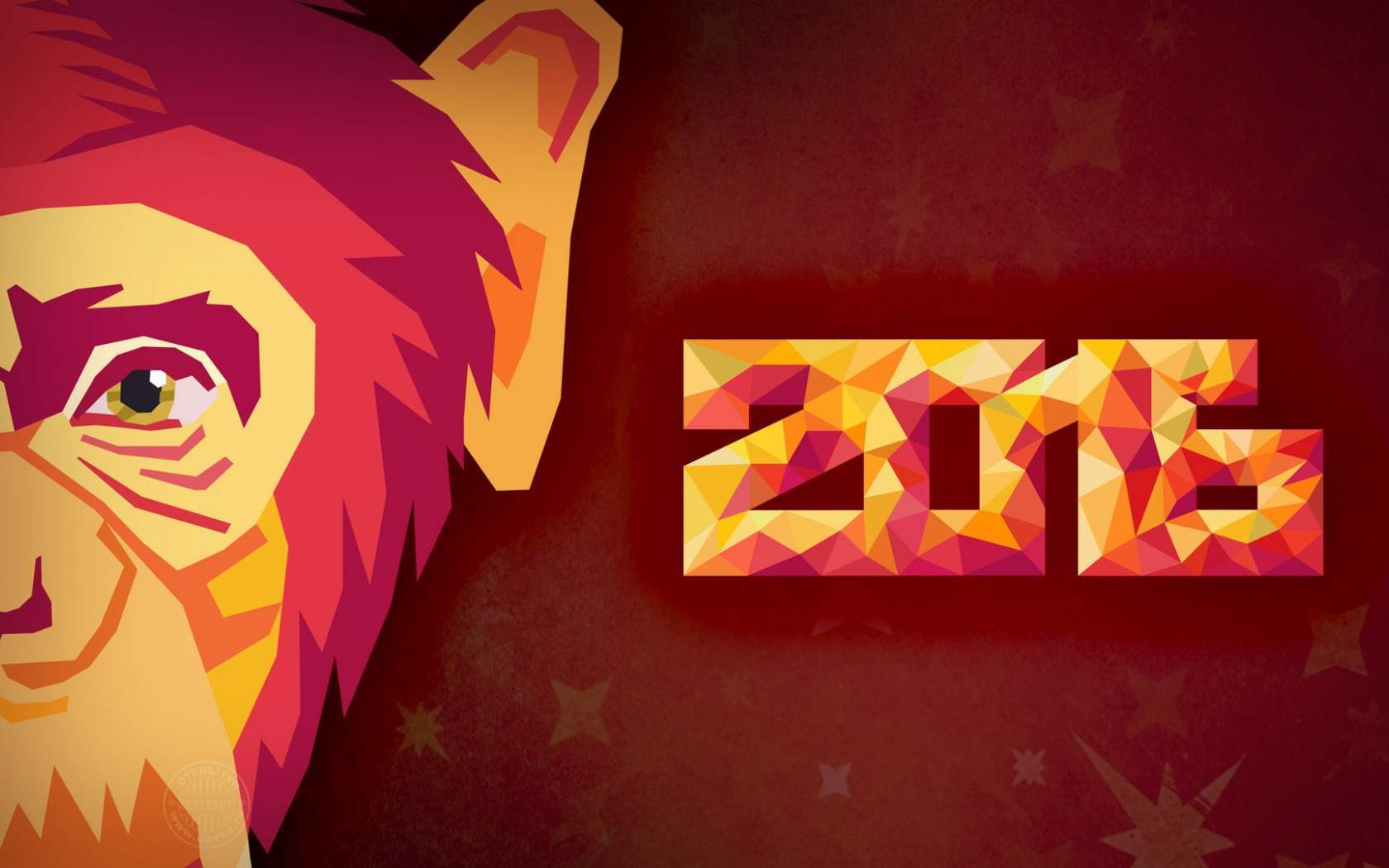 2017新年快乐金鸡报喜高清桌面壁纸图片