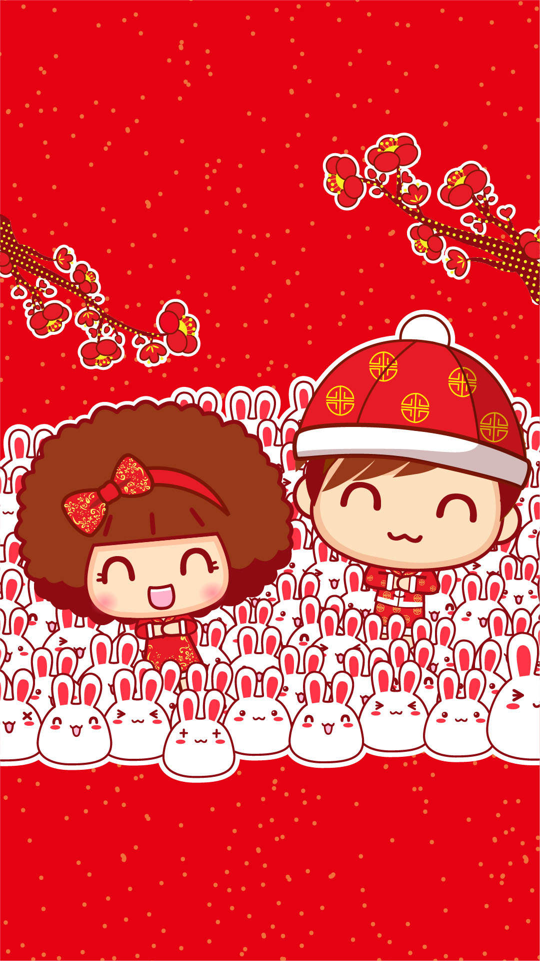 2019猪年可爱卡通小猪图片手机壁纸图片