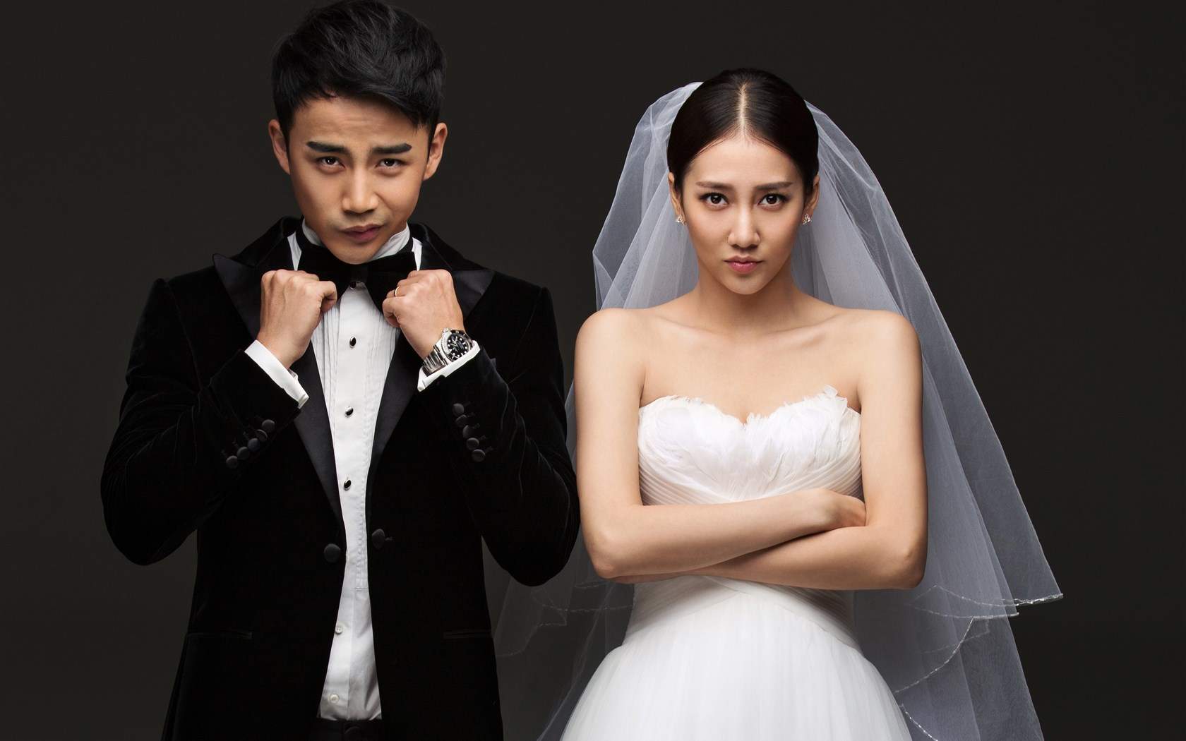 包贝尔搞怪婚纱照图片电脑桌面壁纸下载图片