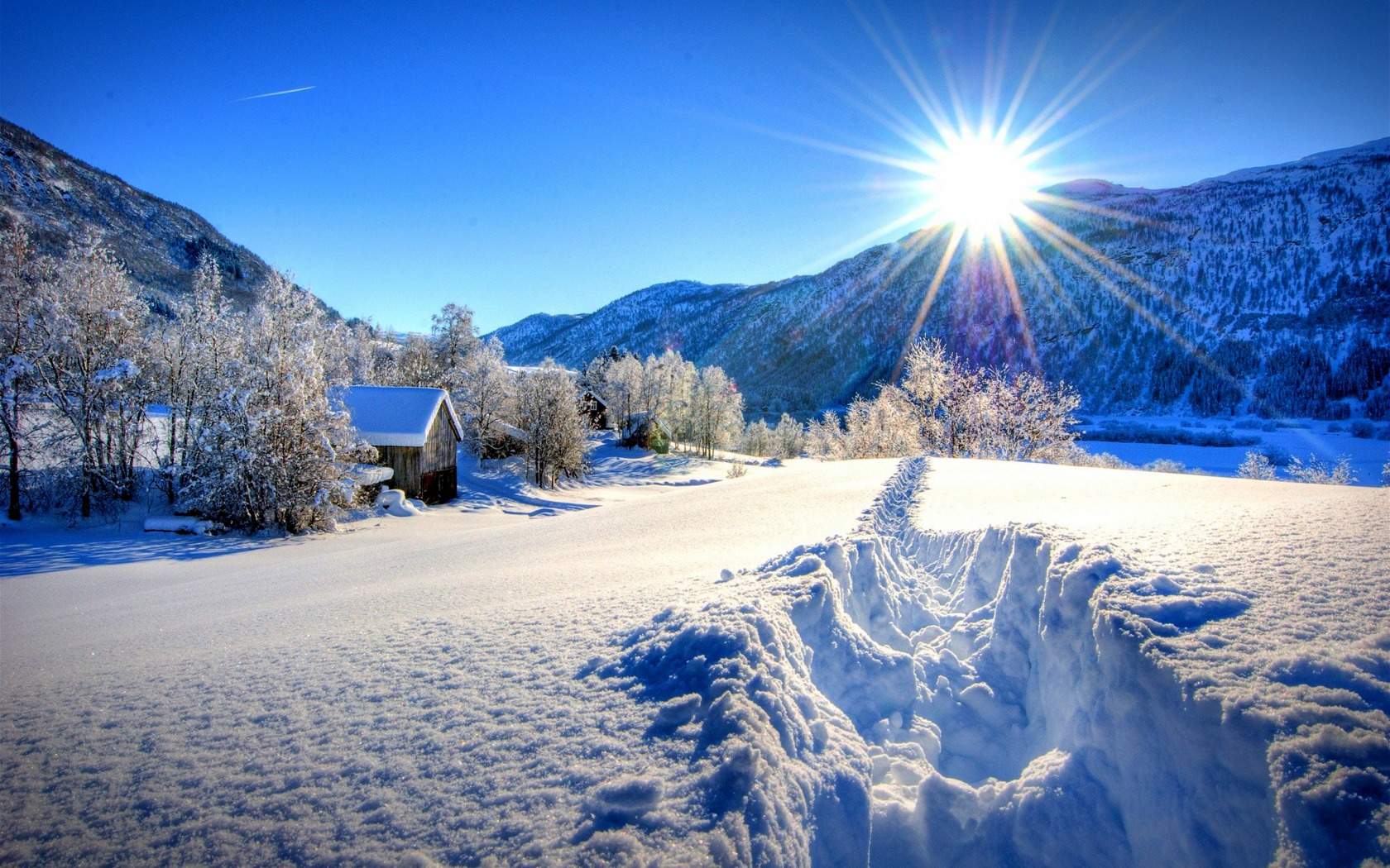 郑秀妍日本函馆冬日雪景唯美写真图片图片