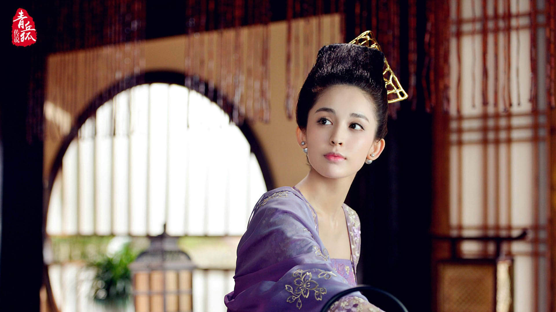 中国内地新疆乌鲁木齐市影视女演员古力娜扎清秀写真手机壁纸图片