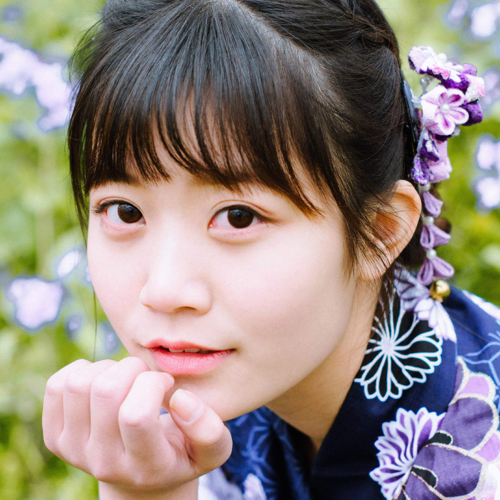 乃木坂46成员星野南可爱写真iPad壁纸图片下载图片