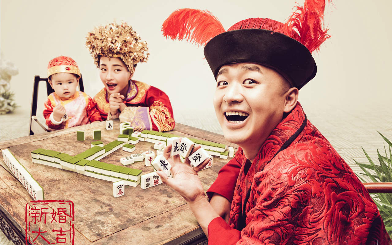 包贝尔搞怪婚纱照图片电脑桌面壁纸下载图片